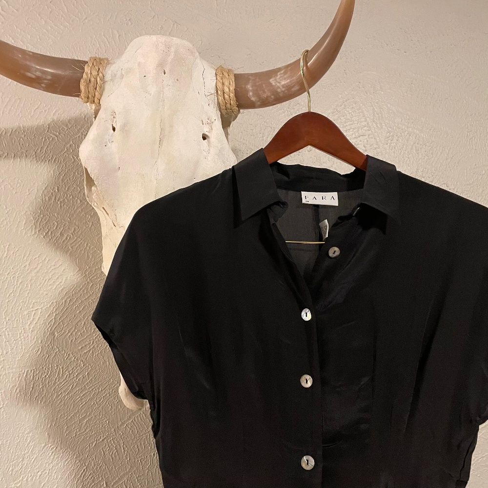 FARA Boutique 100% Genuine Silk Crepe Jumpsuit